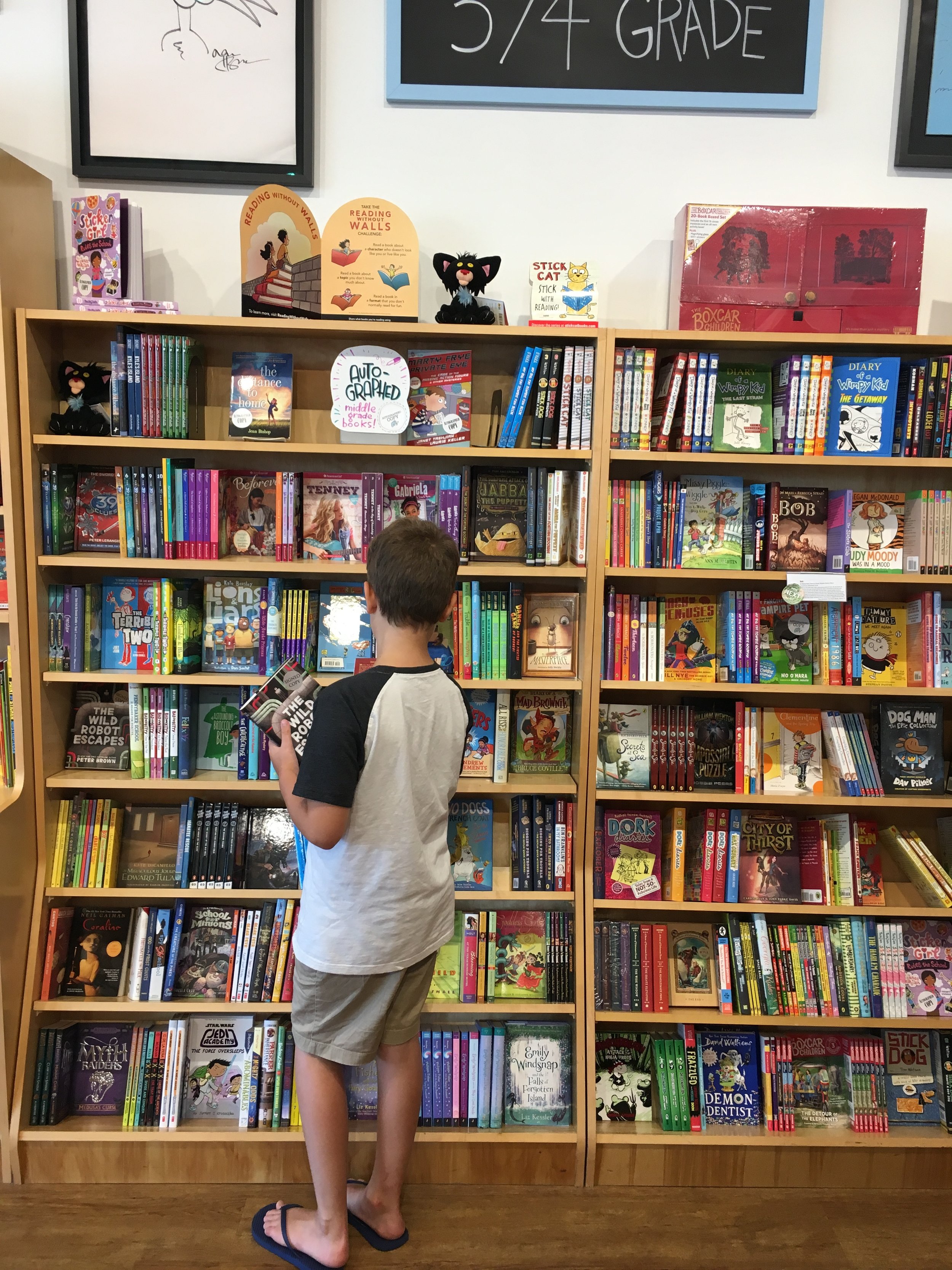 emmett inside Blue Manatee Books.JPG