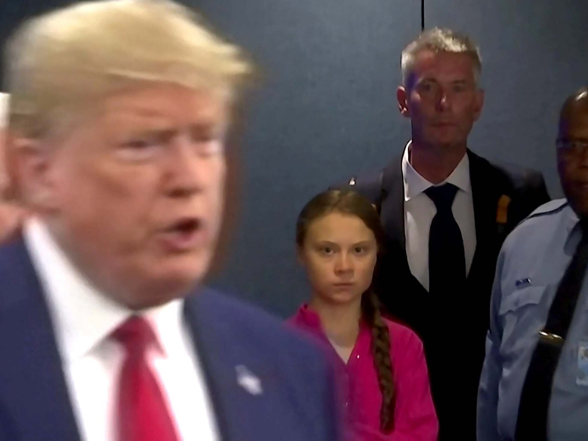 Ms. Thunberg’s stare is worth more than a thousand words.