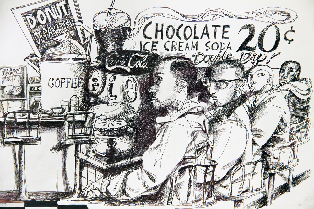 A Gift from Greensboro by Quraysh Ali Lansana. Illustrations by Skip Hill.