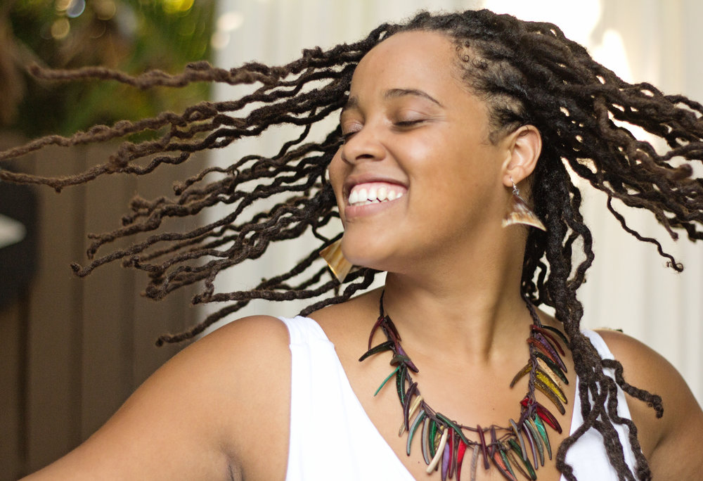 SAMANTHA THORNHILL - Samantha is a poet, educator, producer, and author of three children’s books, including A Card for My Father. A performer on stages across the United States and internationally, she holds an MFA from the University of Virginia. Samantha has taught poetry to acting students at the Juilliard School; served as a writer-in-residence at the Bronx Academy of Letters; co-founded Poets in Unexpected Places, which was profiled in the New York Times for their surprising pop-up poetry experiments all over New York City; and facilitated workshops for the Dialogue Arts Project, which uses creative writing as a tool to navigate uncomfortable discussions about social identity. Samantha is a native of the twin island nation of Trinidad & Tobago.www.samanthaspeaks.comphoto by Anelle Hamrick Photography